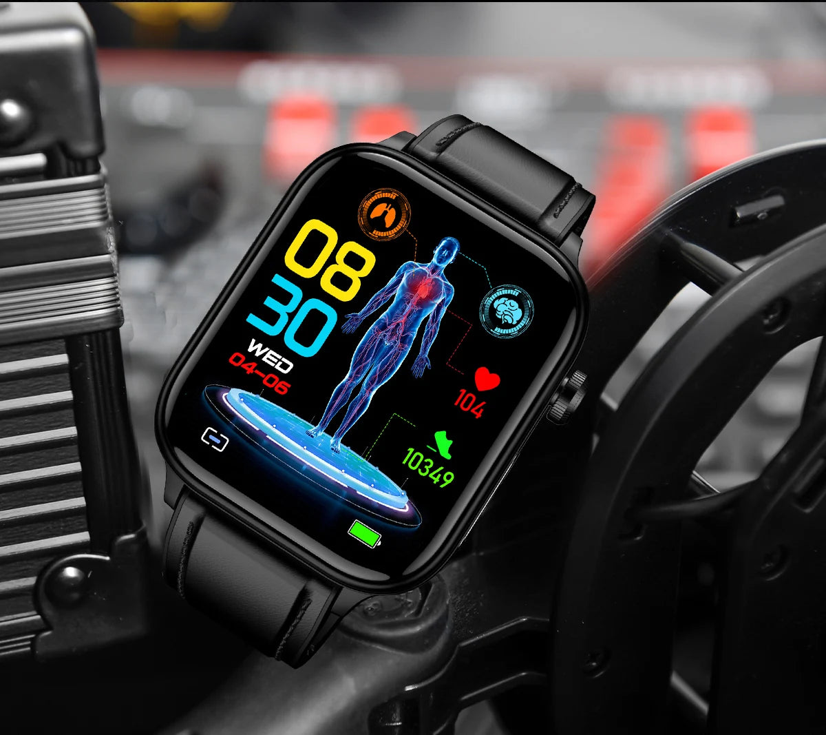 AI Diagnostic Detector / Professional ECG Health Intelligent Micro Examination Watch