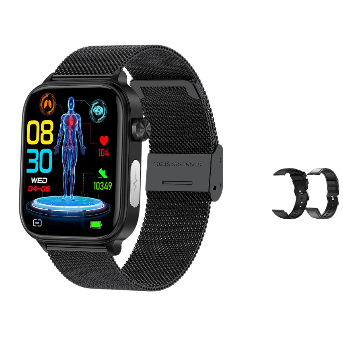 AI Diagnostic Detector / Professional ECG Health Intelligent Micro Examination Watch