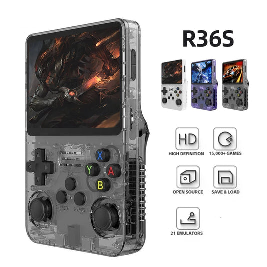 R36S Retro Handheld Video Game Console