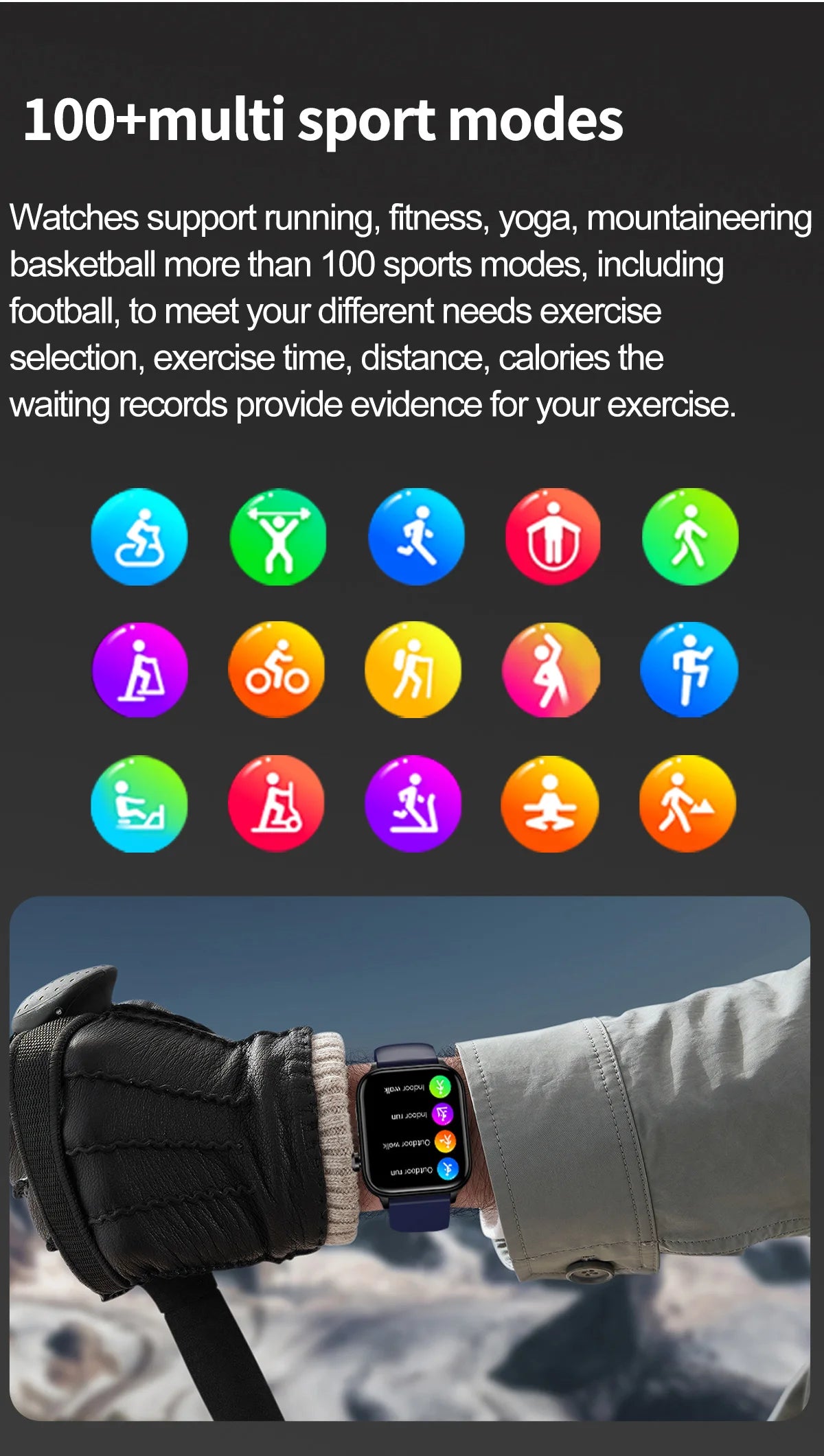 AI Diagnostic Detector / Professional ECG Health Intelligent Micro Examination Watch