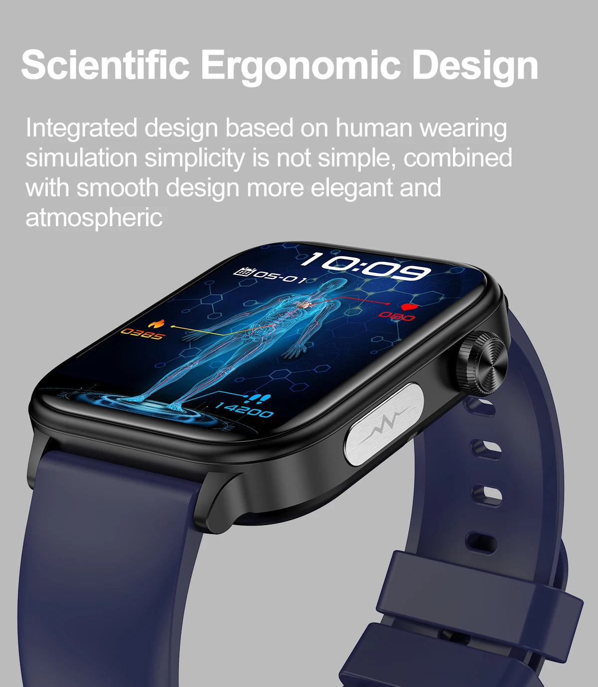 AI Diagnostic Detector / Professional ECG Health Intelligent Micro Examination Watch