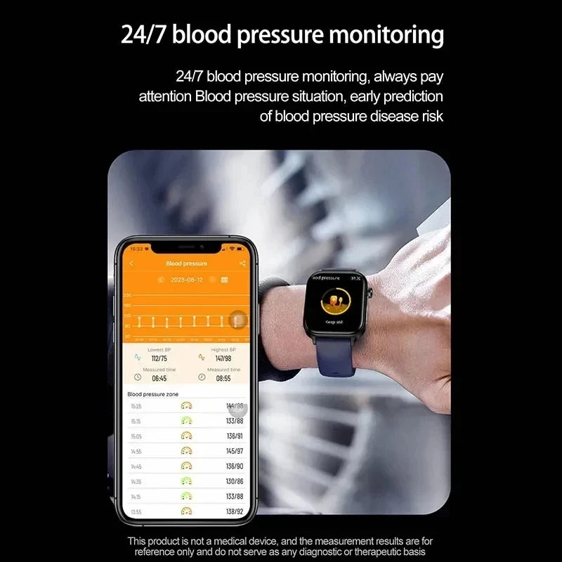 AI Diagnostic Detector / Professional ECG Health Intelligent Micro Examination Watch