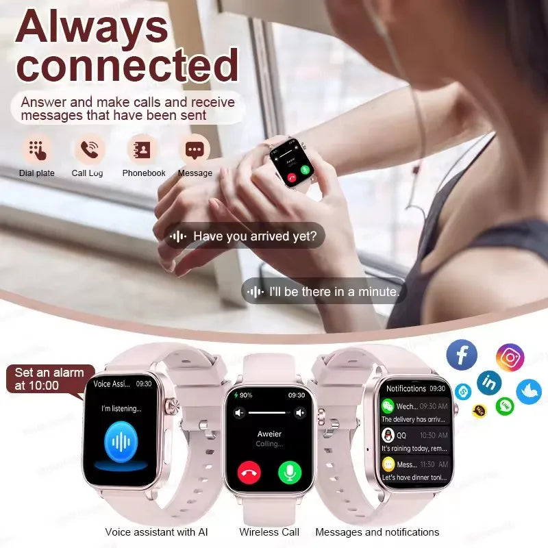 AI Diagnostic Detector / Professional ECG Health Intelligent Micro Examination Watch