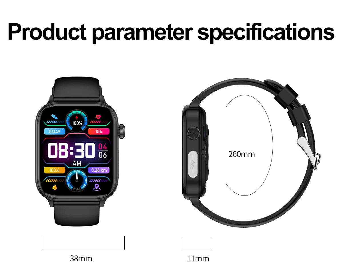 AI Diagnostic Detector / Professional ECG Health Intelligent Micro Examination Watch
