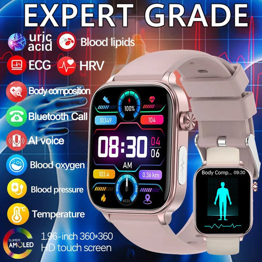AI Diagnostic Detector / Professional ECG Health Intelligent Micro Examination Watch