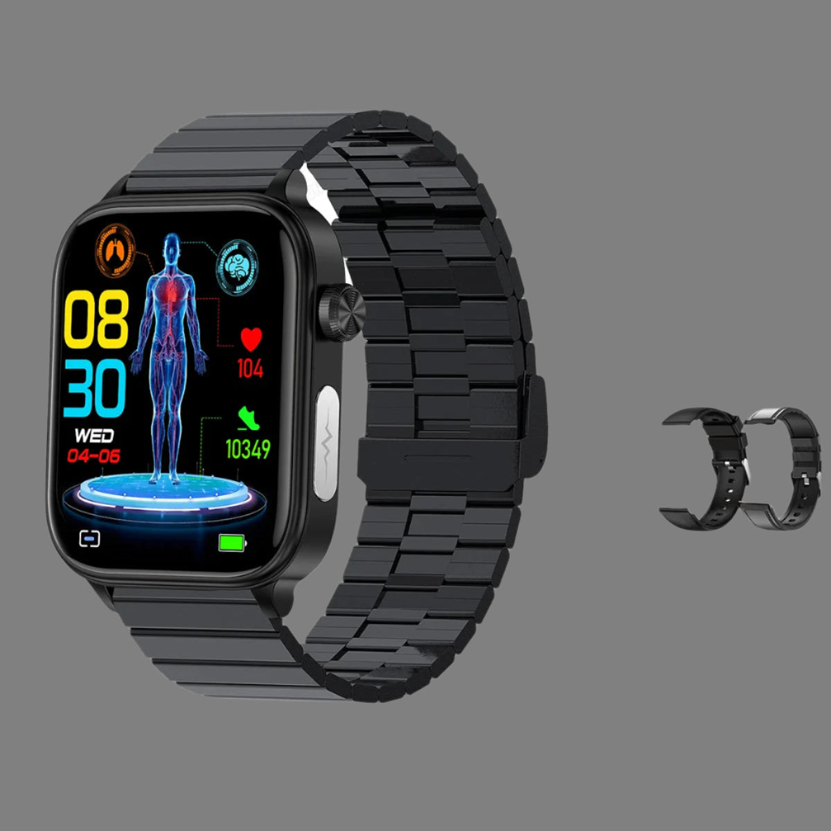 AI Diagnostic Detector / Professional ECG Health Intelligent Micro Examination Watch