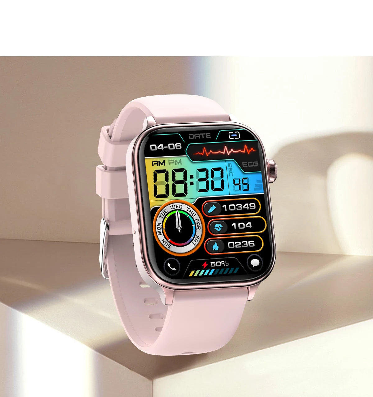 AI Diagnostic Detector / Professional ECG Health Intelligent Micro Examination Watch