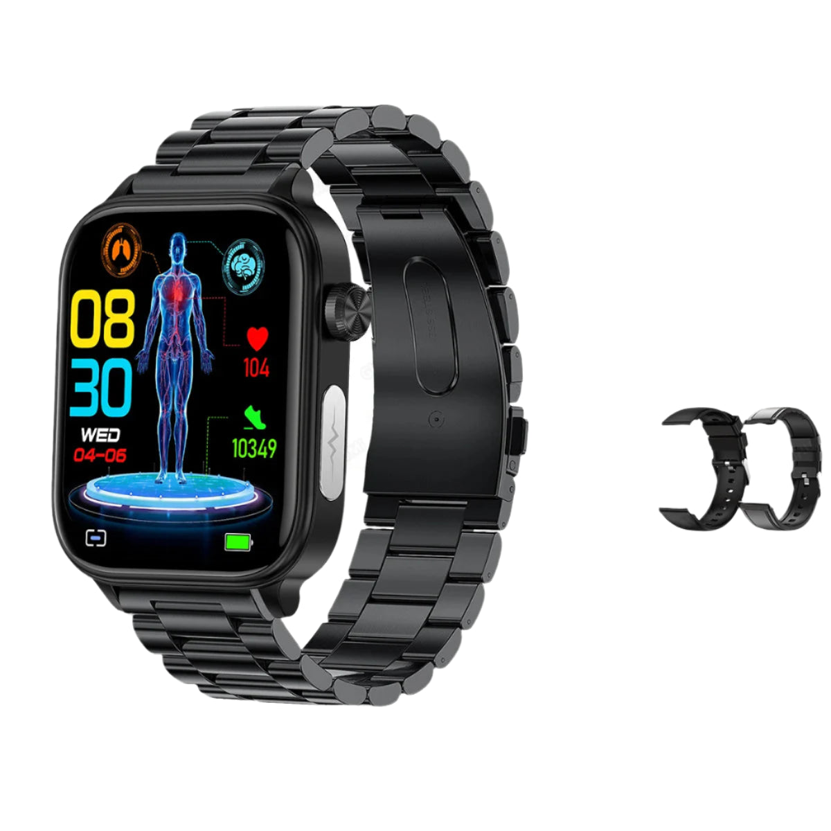 AI Diagnostic Detector / Professional ECG Health Intelligent Micro Examination Watch