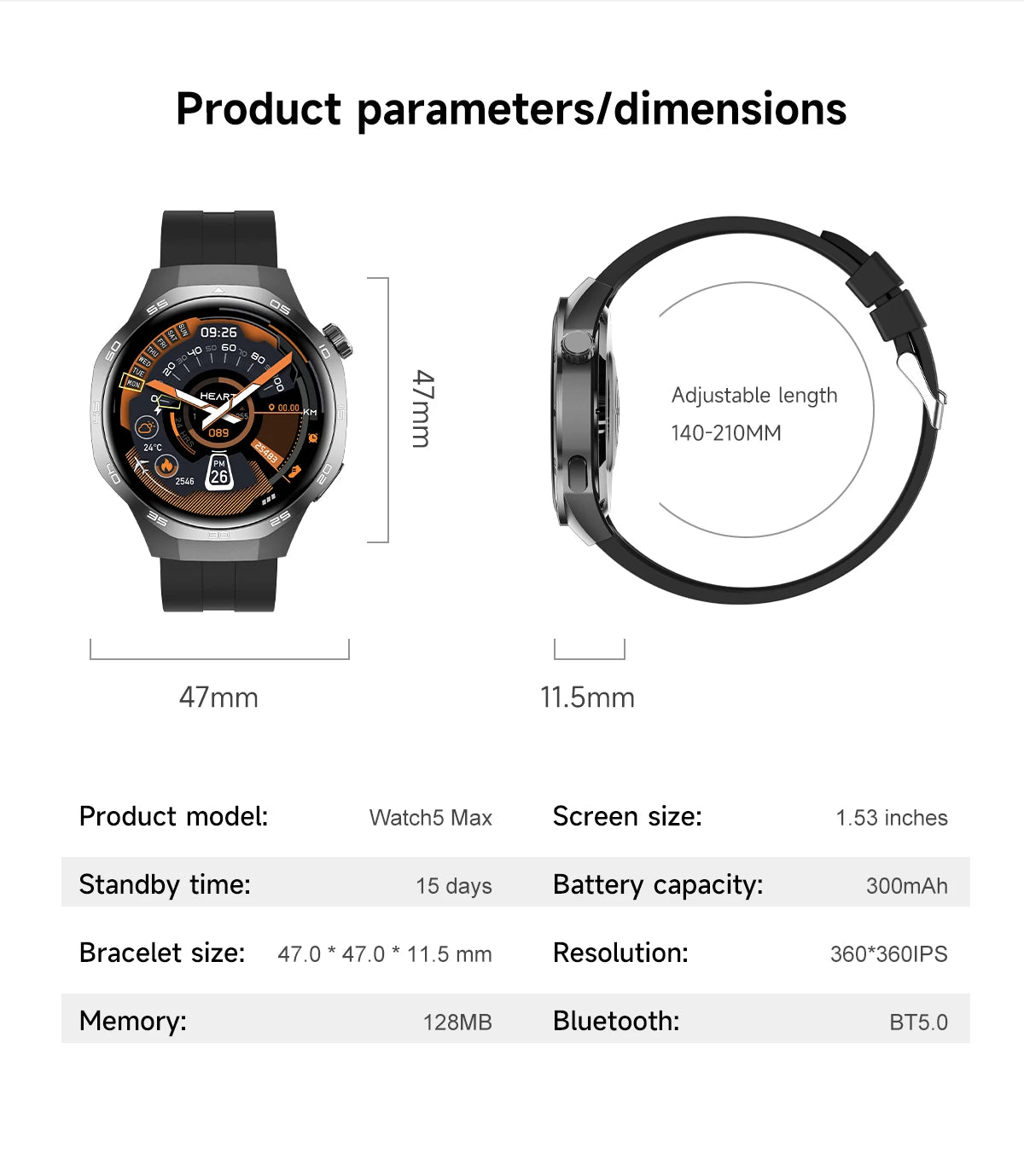 GT5 Pro Smartwatch 2025